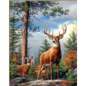 Artibalta, kit diamant Deer on the Sloap (AM-4008)