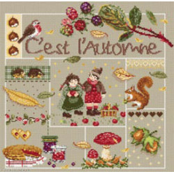 Madame la Fée, grille C'est l' Automne (FEE123)