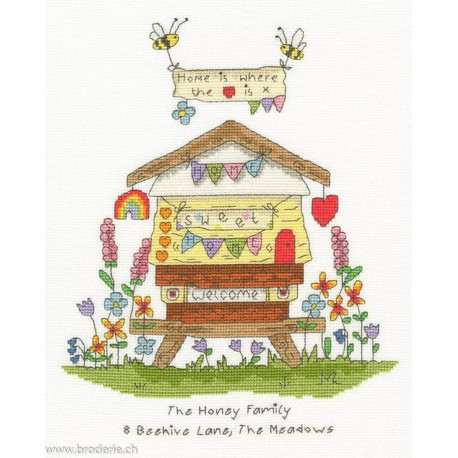 Bothy Threads, kit Bee Home (BOXETE12)