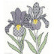 Bothy Threads, kit Blackwork Irises (BOXBW5)