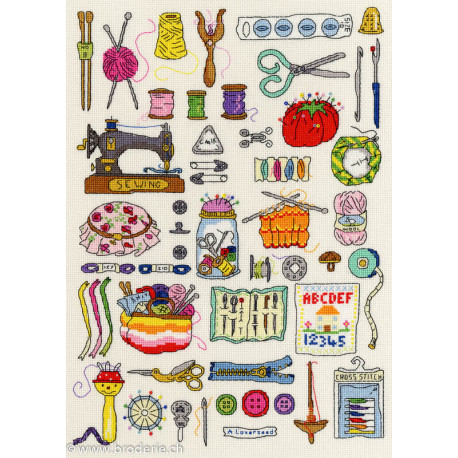 Bothy Threads, kit Hobbies Sewing (BOXH1)