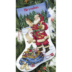Dimensions, kit Checking His List Stocking (DIM08645)