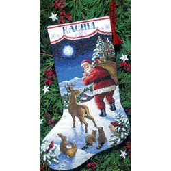 Dimensions, kit Santa's Arrival Stocking (DIM08683)