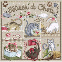 Madame la Fée, grille "Bétises de chat" (FEE134)