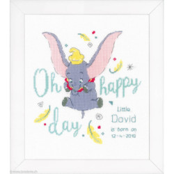 Vervaco, kit Disney Dumbo Oh happy day (PN0176205)