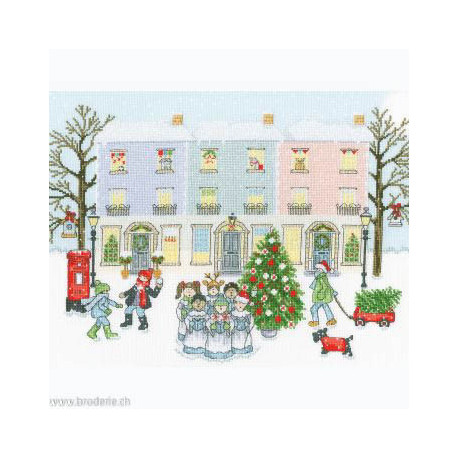 Bothy Threads, kit Advent Street (BOXKTB8)