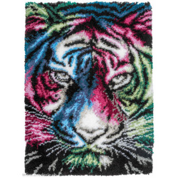 Vervaco, kit tapis au point noué Tigre (PN0201538)