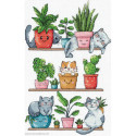 Andriana, kit Cats and flowers (SANK-68)