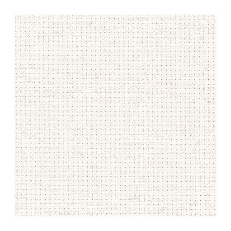Zweigart, AÃ¯da 14, 5,4 points/cm blanc cassÃ© (3706-101)