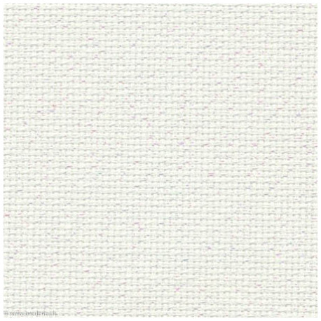 Zweigart, AÃ¯da 20, 8 points/cm blanc irisÃ© (3326-11)