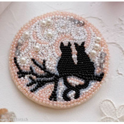 Abris Art, kit perles Décoration - Moon date (AAD-039)