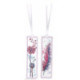 Vervaco, kit 2 marque-pages plumes et fleurs (PN0206895)