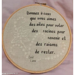 La Cigogne qui brode, grille Donnez (DI-29)