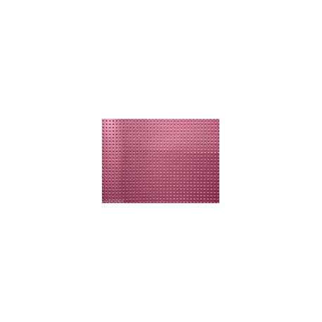 Milpoint, coupon vinyle laqué métallisé Rose 2.5 points/cm (VINRoseF)
