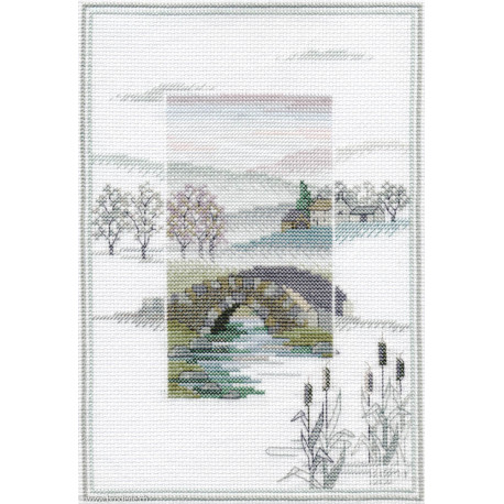 Derwentwater, kit Misty Mornings - Winter Bridge (DWMM2)