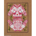 Mirabilia Nora Corbett, grille Red Ribbon Stocking (NC364)
