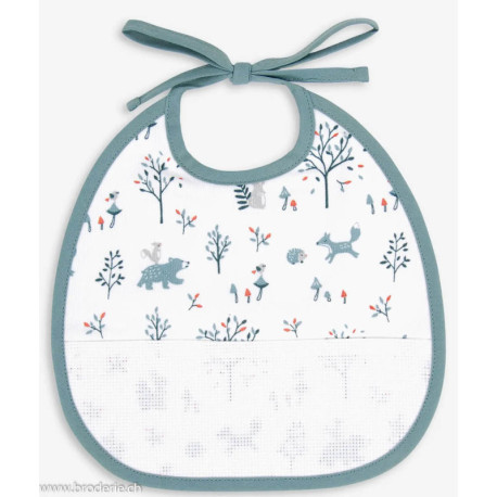 DMC, Bavoir 3 mois forêt enchantée (DMC-RS2689)