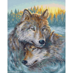 BrilliArt, kit diamant Wolfes (MC-095)