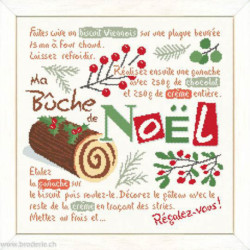 LiliPoints, Grille - Recette la Buche de Noël (N047)