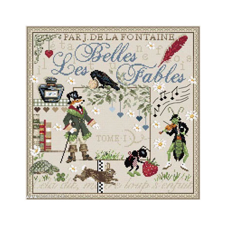 Madame la Fée, grille les belle Fables de La Fontaine (FEE189)