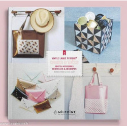 Milpoint, cahier d'idées pour vinyl perforé - dentelle et découpe (CMCAH05)