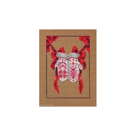 Mirabilia Nora Corbett, grille Red Ribbon Stocking (NC363)