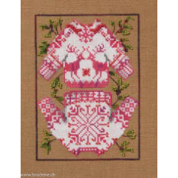 Mirabilia Nora Corbett, grille Red Ribbon Stocking (NC364)