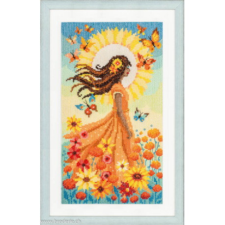 Vervaco, kit Fille avec le soleil (PN0212151)