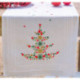 Vervaco, kit imprimé chemin de table Arbre de noël avec décoration (PN0218373)