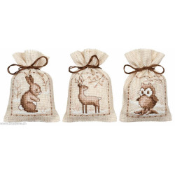 Vervaco, kit lot de trois sachets hiver (PN0207196)