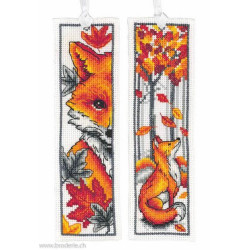 Vervaco, Kit marque-page renards lot de 2 (PN0203222)