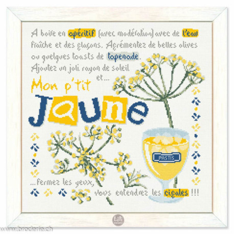 LiliPoints, Grille Gourmandise - le Petit jaune (G057)