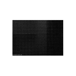 Milpoint, coupon vinyle laqué Noir 2.5 points/cm (VINNoir)