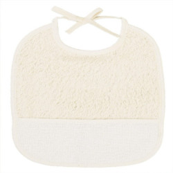 DMC, Bavoir 6 mois éponge beige (DMC-RS1428)