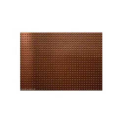 Milpoint, coupon vinyle laqué métallisé Noisette 2.5 points/cm (VINNoisette)