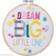 Vervaco, kit imprimé linge Quote Dream big (PN0215322)