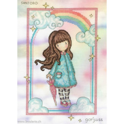 Bothy Threads, kit Gorjuss Rainbow Wishes (BOXG44)