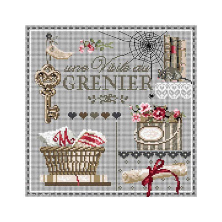 Madame la Fée, grille mini Grenier (FMINI093)