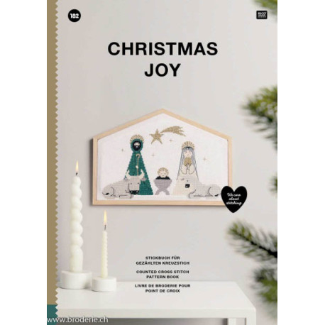 Rico, catalogue de points de croix Noël, crêche (RICO182)