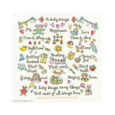 Bothy Threads, kit A Baby Brings (BOXAL12)