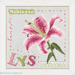 LiliPoints, Grille Côté jardin - Lys (J005)