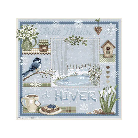 Madame la Fée, grille Petit matin d'hiver (FEE188)
