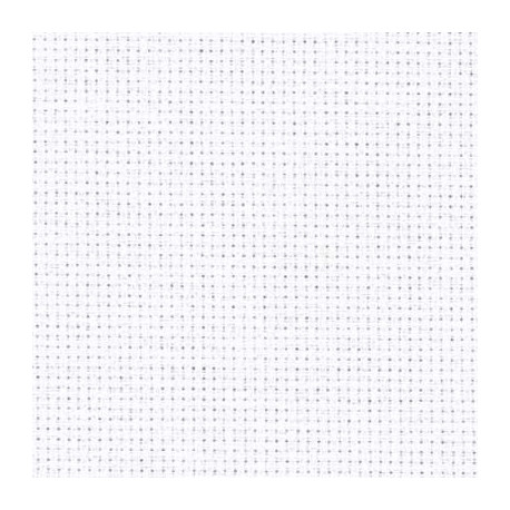 Zweigart, Aïda 14, 5,4 points/cm blanc (3706-100)
