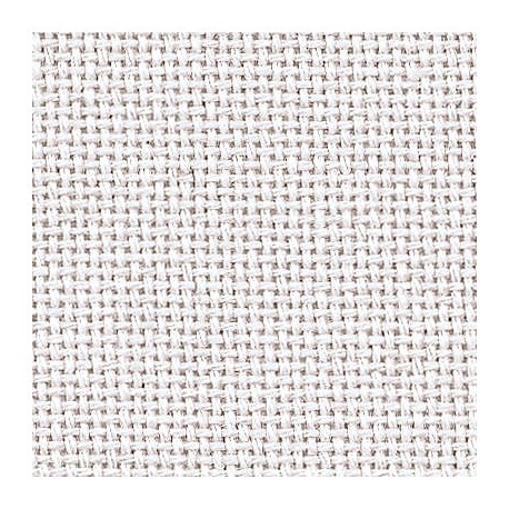 Zweigart, Etamine Lugana 10 fils/cm blanche (3835-100)