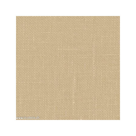 Zweigart, Lin Belfast 12.6 fils/cm beige moca (3609-309)
