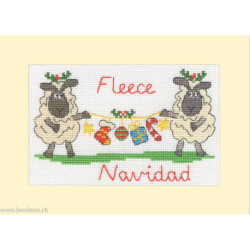 Bothy Threads, kit carte de voeux Fleece Navidad (BOXMAS92)