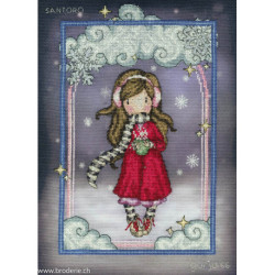 Bothy Threads, kit Gorjuss Snowflake Kisses (BOXG45)