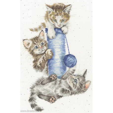 Bothy Threads, kit Three's A Crowd (BOXHD154)