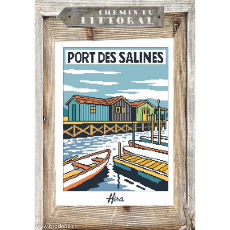 Isabelle Vautier, grille port des Salines (AF03)
