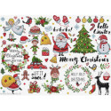 LetiStitch, kit Christmas Sampler (SLETIL9928)